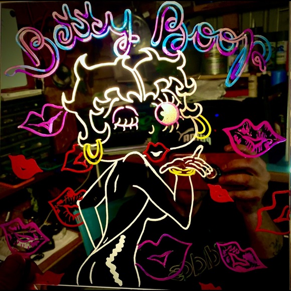 My etched mirror art hope you enjoy - Picture 7 of 13